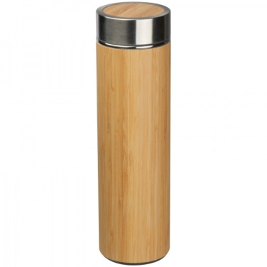 Logo trade promotional merchandise photo of: Stainless steel bottle VALDEMORO 550 ml