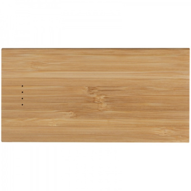 Logotrade business gifts photo of: Bamboo power bank KATOWICE