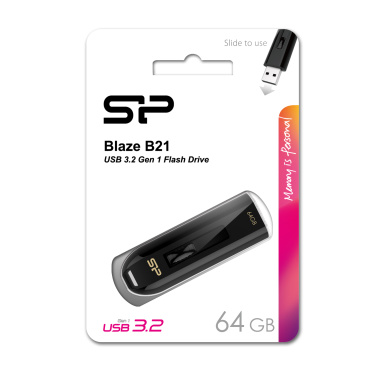 Logotrade promotional merchandise picture of: Pendrive Silicon Power Blaze B21 3.1