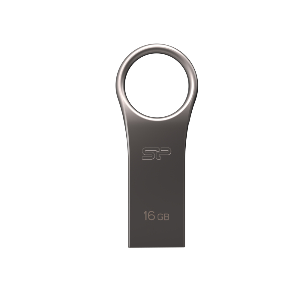 Logo trade promotional giveaways picture of: Pendrive 3.0 Silicon Power JEWEL J80 TITANIUM 16GB