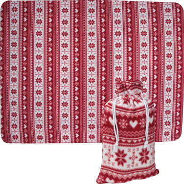 Logo trade promotional merchandise image of: Christmassy blanket DEBRECEN