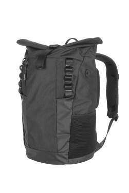 Logotrade promotional item picture of: Rolltop backpack ELBERT Schwarzwolf