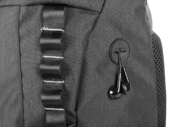 Logo trade corporate gifts image of: Rolltop backpack ELBERT Schwarzwolf
