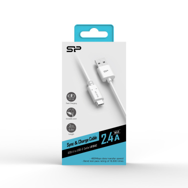 Logo trade promotional giveaways image of: Data transfer cable LK10 Type - C Quick Charge 3.0