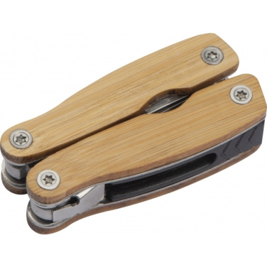 Logotrade promotional item image of: Multifunction tool bamboo LEEDS