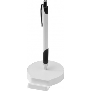 Logotrade promotional merchandise image of: Mobile phone holder with metal ballpen REGINA