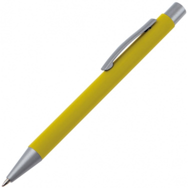 Logo trade promotional merchandise photo of: Metal ballpen soft touch ABU DHABI