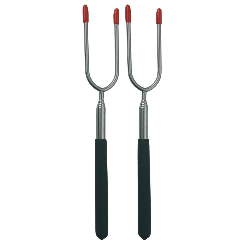 Logo trade promotional giveaways image of: BBQ forks LIPNO Schwarzwolf