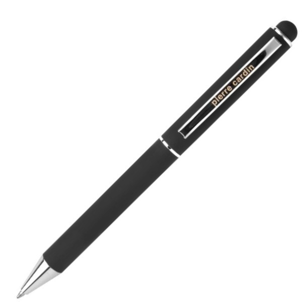Logotrade promotional giveaways photo of: Metal ballpoint pen, touch pen, soft touch CLAUDIE Pierre Cardin