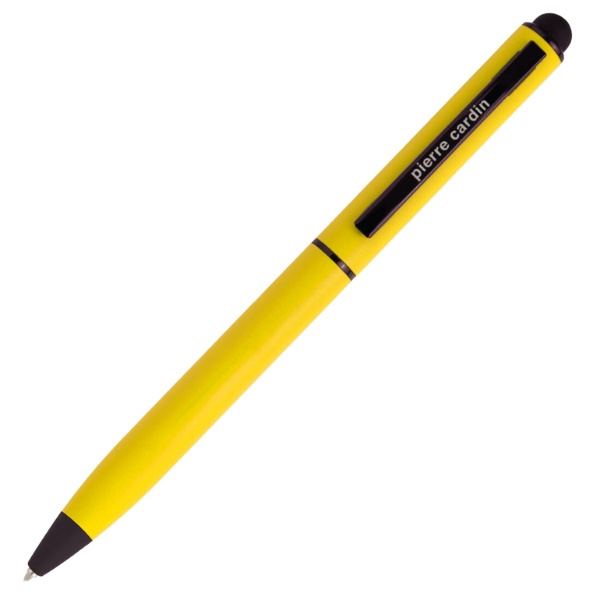Logo trade promotional products image of: Metal ballpoint pen, touch pen, soft touch CELEBRATION Pierre Cardin