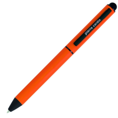 Logo trade promotional gifts picture of: Metal ballpoint pen, touch pen, soft touch CELEBRATION Pierre Cardin