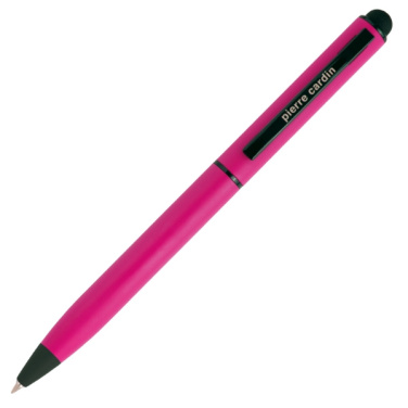 Logo trade promotional giveaways image of: Metal ballpoint pen, touch pen, soft touch CELEBRATION Pierre Cardin