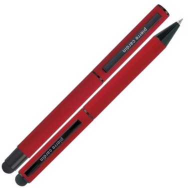 Logotrade promotional products photo of: Writing set touch pen, soft touch CELEBRATION Pierre Cardin