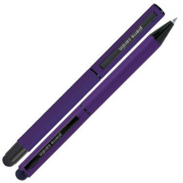 Logo trade promotional gift photo of: Writing set touch pen, soft touch CELEBRATION Pierre Cardin
