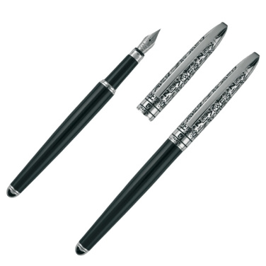 Logotrade promotional gift image of: Writing set ballpoint pen & fountain pen JACQUES Pierre Cardin