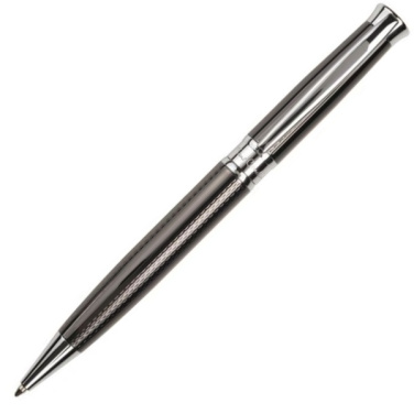 Logotrade promotional gift image of: Metal set of ballpoint pen and roller ROI