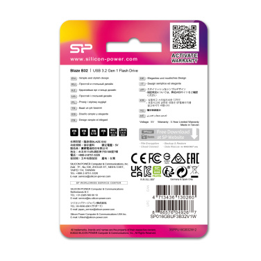 Logotrade business gift image of: PENDRIVE SILICON POWER B32 3.2