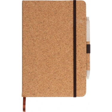 Logo trade promotional gifts image of: A5 Notebook BASTOGNE