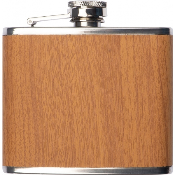 Logo trade promotional merchandise image of: Hip flask HOOGSTRATEN 170 ml