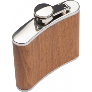 Logo trade promotional item photo of: Hip flask HOOGSTRATEN 170 ml