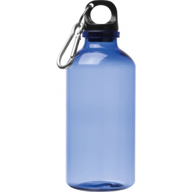 Logo trade promotional gifts image of: Recycled PRT bottle MECHELEN 400 ml