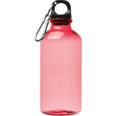 Logo trade promotional product photo of: Recycled PRT bottle MECHELEN 400 ml