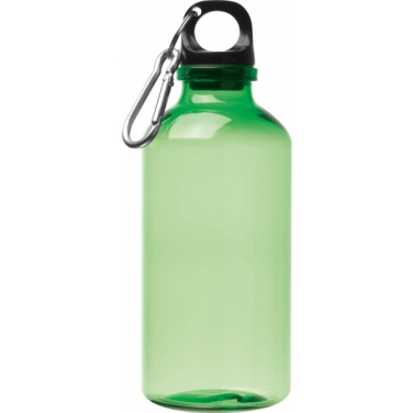 Logo trade promotional giveaways image of: Recycled PRT bottle MECHELEN 400 ml