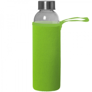 Logo trade promotional items image of: Glass bottle KLAGENFURT 500 ml
