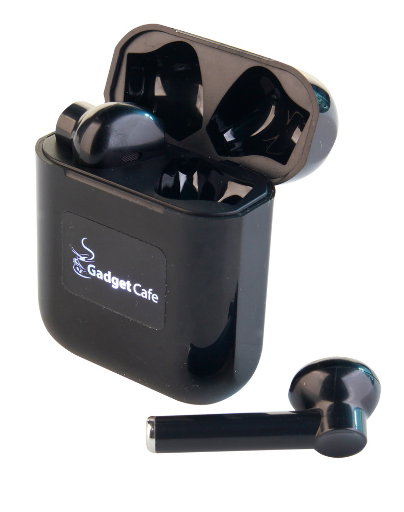Logotrade promotional products photo of: Wireless earbuds with light up logo