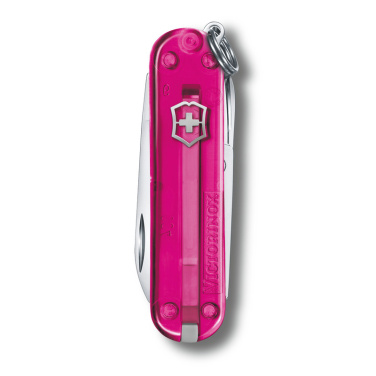 Logo trade promotional gifts image of: Pocket knife Classic SD transparent Victorinox