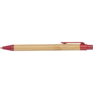 Logotrade promotional giveaway image of: Wheatstraw and bamboo ballpen HALLE