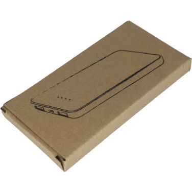 Logo trade advertising products image of: Wireless charger and powerbank 8000 mAh MILAN