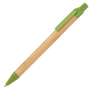 Logo trade promotional merchandise picture of: Wheatstraw and bamboo ballpen HALLE