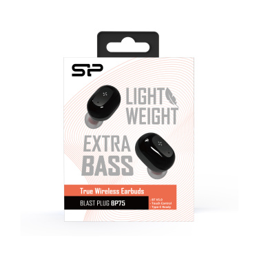 Logo trade promotional giveaways image of: WIRLESS HEADPHONES BP80 SILICON POWER