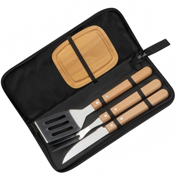 Logo trade advertising products image of: Barbecue set BELFAST