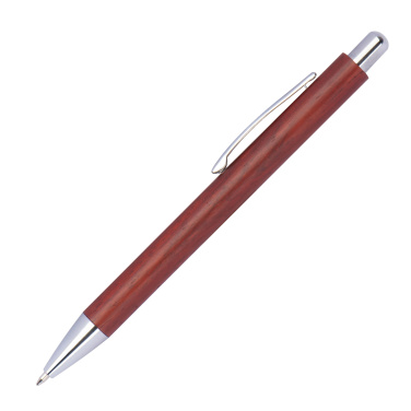 Logo trade business gifts image of: Wooden pen POSADAS