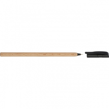 Logo trade promotional merchandise photo of: Wooden ballpen PALMDALE