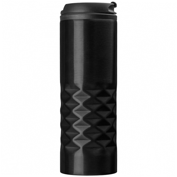 Logo trade advertising products picture of: Thermal stainless steel mug SANTANDER 500 ml