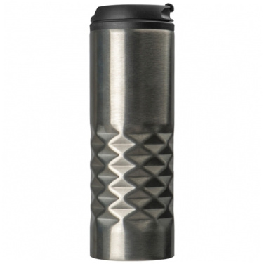 Logotrade advertising product image of: Thermal stainless steel mug SANTANDER 500 ml