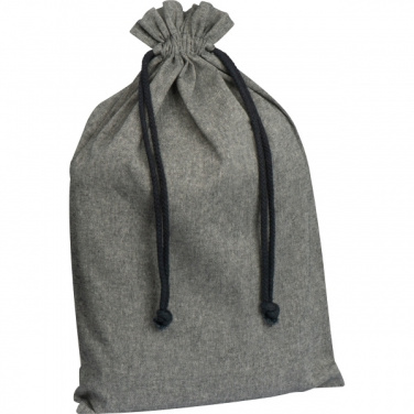 Logo trade promotional products image of: Recycled cotton bag PARKSVILLE