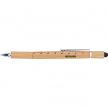 Logo trade advertising products image of: 6in1 multifunctional pen COIMBRA