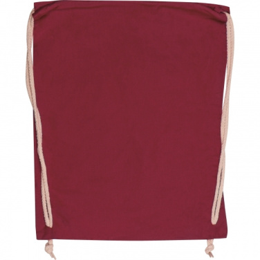 Logo trade promotional products picture of: Cotton gym bag CARLSBAD