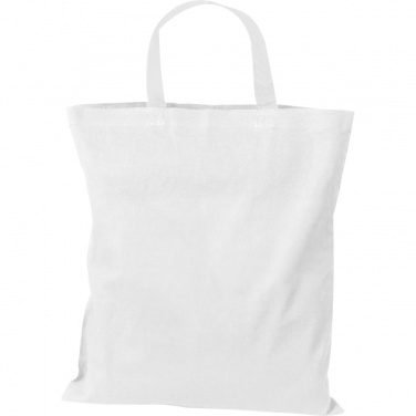 Logotrade promotional item picture of: Cotton bag with short handles BREGENZ