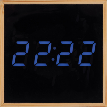 Logo trade promotional giveaways image of: Desk clock CHARLESTON
