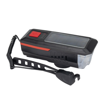 Logo trade corporate gifts picture of: Solar bike light with horn, MC-5