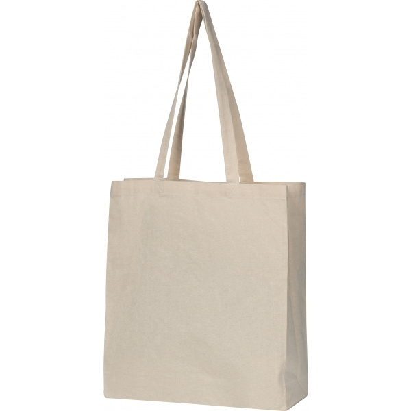 Logotrade business gift image of: Organic cotton bag with bottom fold INNSBRUCK
