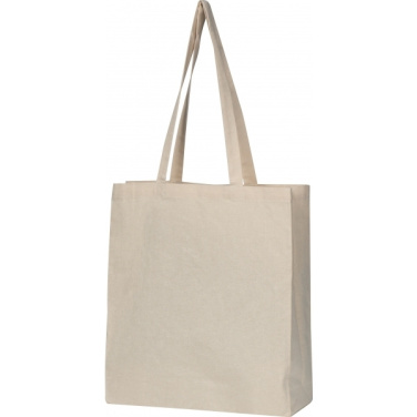 Logo trade corporate gifts image of: Organic cotton bag with bottom fold INNSBRUCK