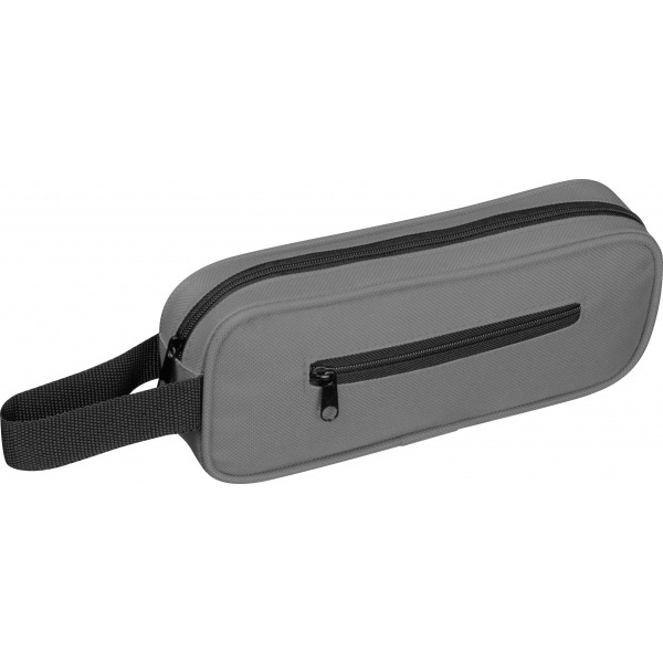 Logo trade advertising product photo of: Toiletry bag RPET NEUCHATEL