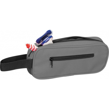 Logo trade promotional merchandise photo of: Toiletry bag RPET NEUCHATEL