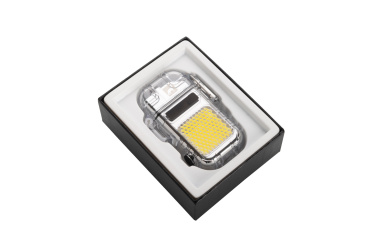 Logotrade promotional item image of: Electrical lighter CALBUCO Schwarzwolf